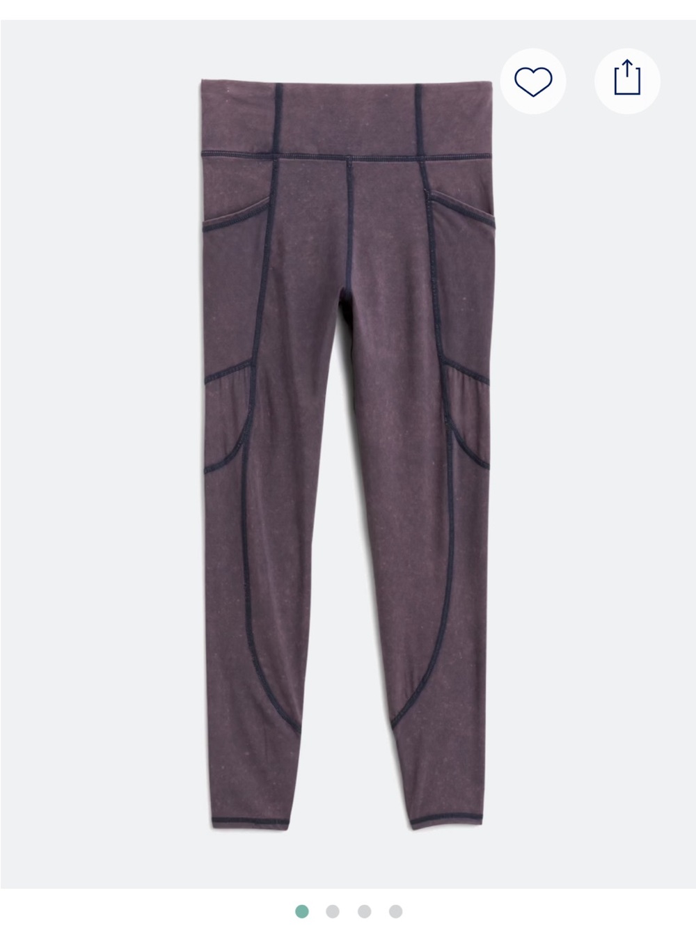 Threads 4 Thought charcoal gray high-waist leggings